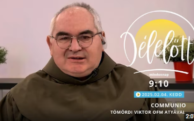 A Katolikus televízió Communio adásában telefonos beszélgetős műsora Viktor atyával